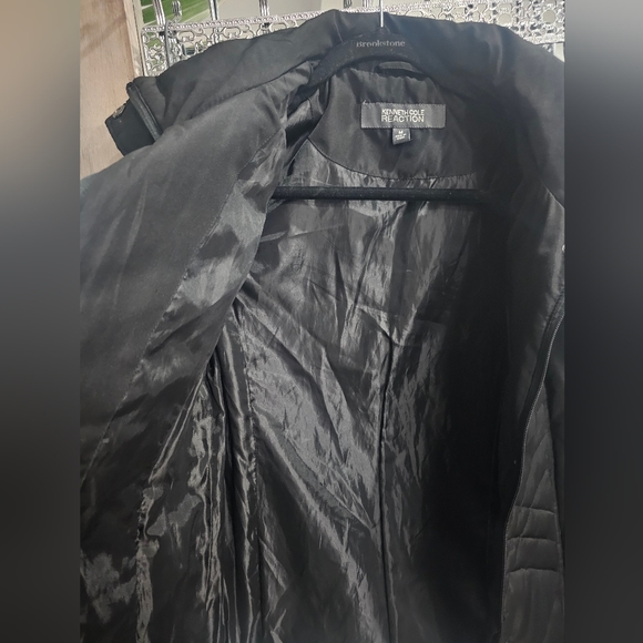 Kenneth Cole Black quilted coat size M - Picture 5 of 10